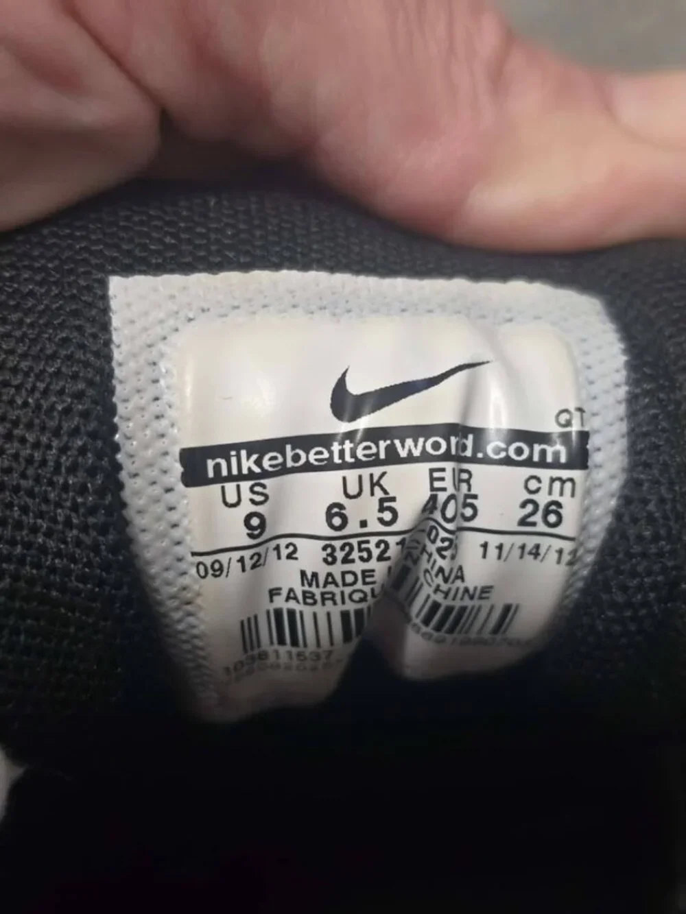 Nike size good